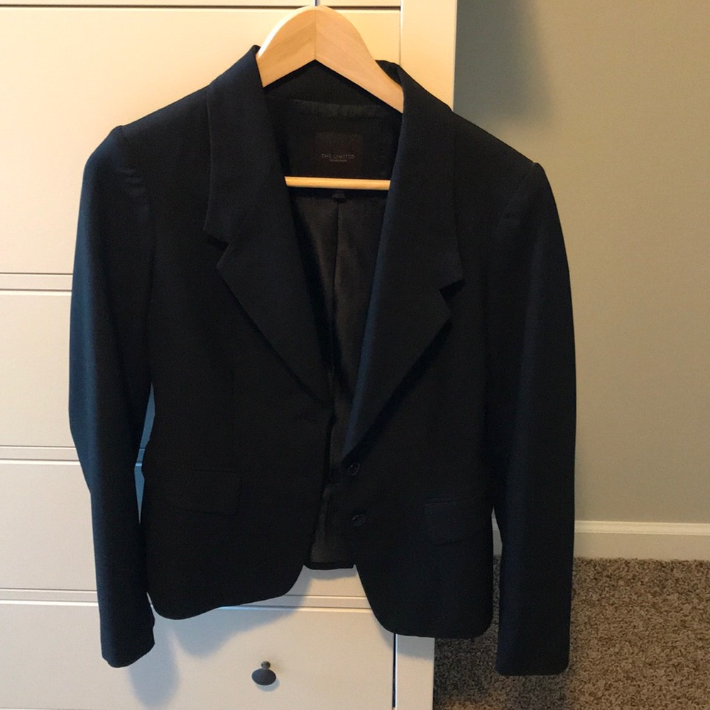 Two button black blazer